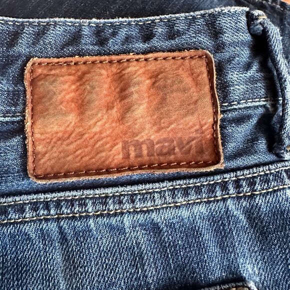 Mavi Men's Mark Jeans Straight Leg Stretch Dark Wash Blue Mid Rise Denim 38x32 - Picture 11 of 11